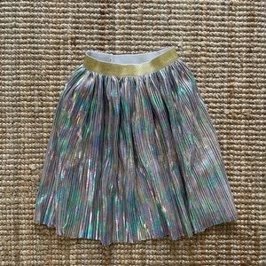 Girls metallic skirt